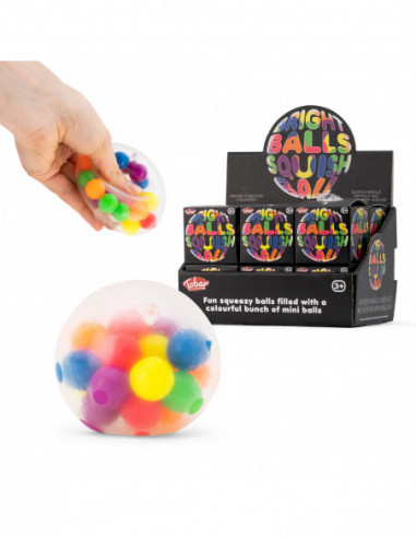 SCRUNCHEMS Stressipall, värvilise sisuga SCRUNCHEMS Stressipall, värvilise sisuga