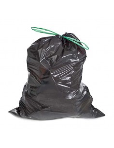 Prügikott nööridega 35L must 2