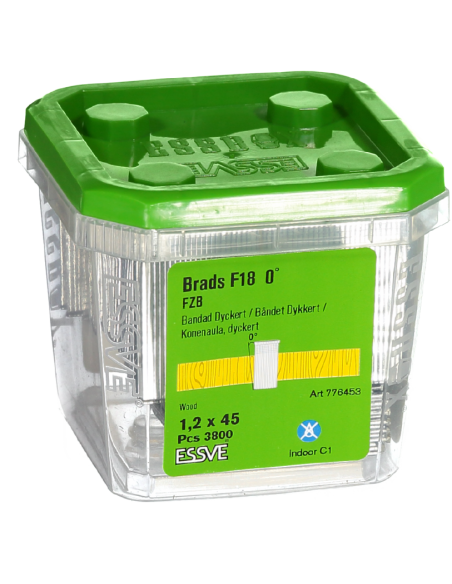 Essve Гвозди пистолета – для плинтуса  F18