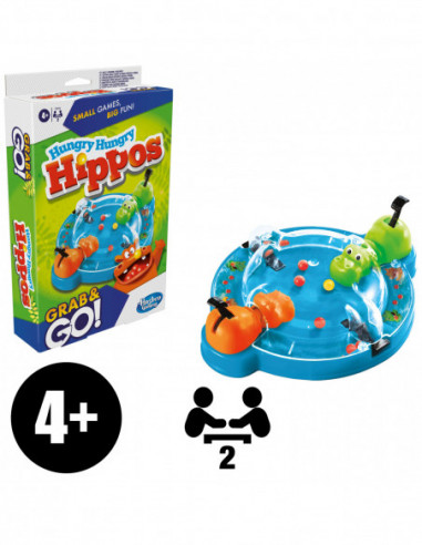 Reisimäng Hungry Hungry Hippos Grab&Go