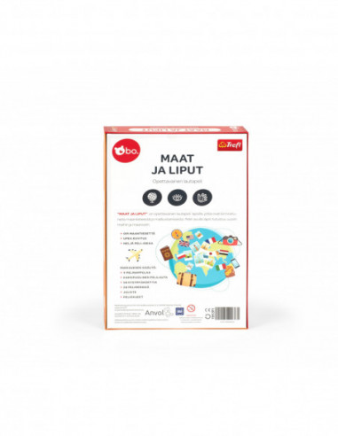 bo. Educational board game "Countries...