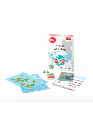 bo. Educational board game "Countries...