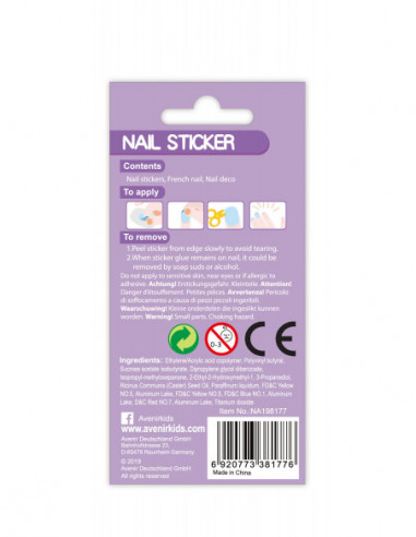 AVENIR Küünekleepsud: Lill