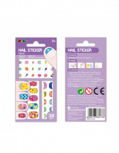 AVENIR Küünekleepsud: Lill