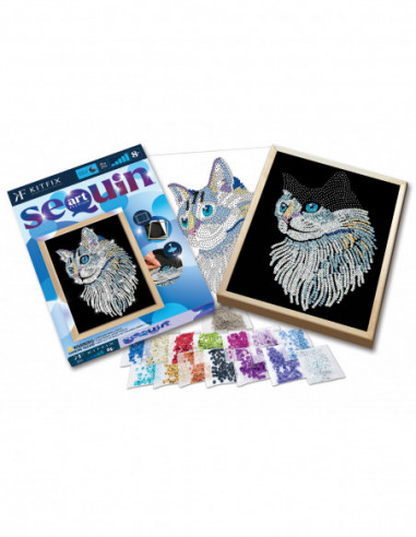 KITFIX Käsitöökomplekt Valge kass KITFIX Käsitöökomplekt Valge kass