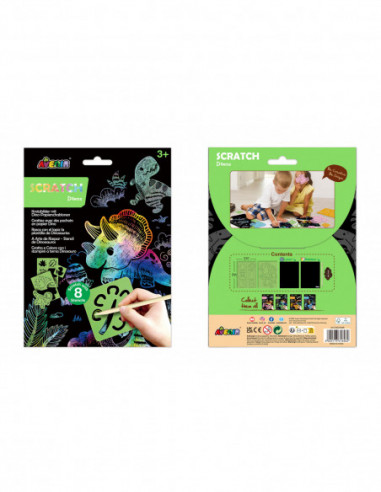 AVENIR Kraapimiskomplekt šablooniga...