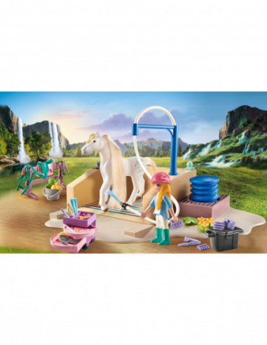 PLAYMOBIL WORLD OF HORSES Pesemisjaam...