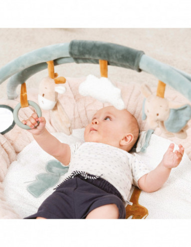 NATTOU Mängumatt kaartega NATTOU Mängumatt kaartega