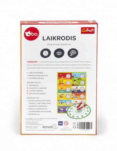 bo. Educational board game "Clock"... bo. Educational board game "Clock"...