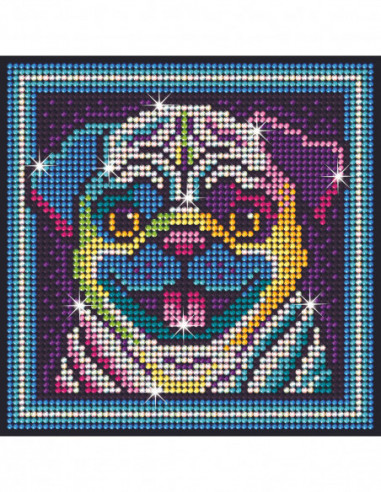 KITFIX Käsitöökomplekt Teemantkunst Mops