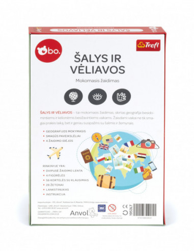 bo. Educational Boardgame "Countries... bo. Educational Boardgame "Countries...