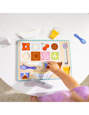 MELISSA & DOUG Puidust magnetiline...