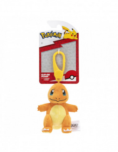 POKEMON W8 Clip-on pehme mänguasi, 8 cm