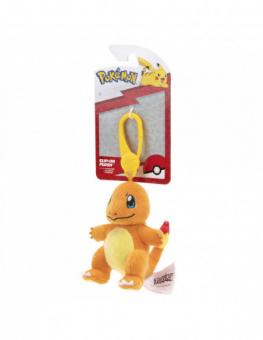 POKEMON W8 Clip-on pehme mänguasi, 8 cm