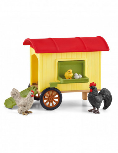 SCHLEICH FARM WORLD Mobiilne kanakuur SCHLEICH FARM WORLD Mobiilne kanakuur