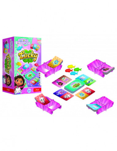 TREFL GABBY´S DOLLHOUSE lauamäng Lucky TREFL GABBY´S DOLLHOUSE lauamäng Lucky