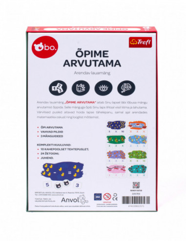 bo. arendav lauamäng "Õpime arvutama"...