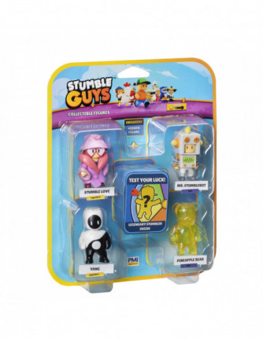 STUMBLE GUYS figuuride 5-pakk, 6 cm