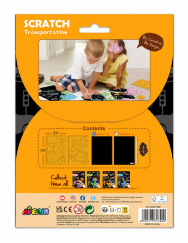 AVENIR Kraapimiskomplekt šablooniga...