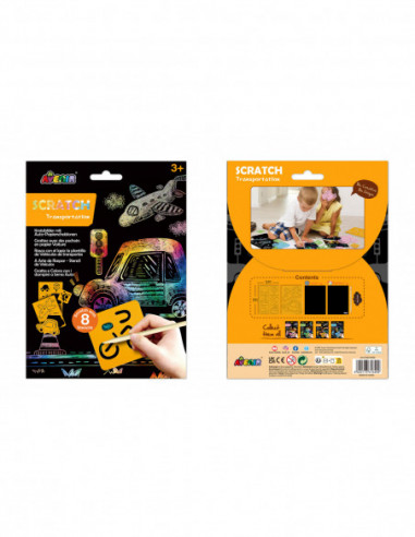 AVENIR Kraapimiskomplekt šablooniga...