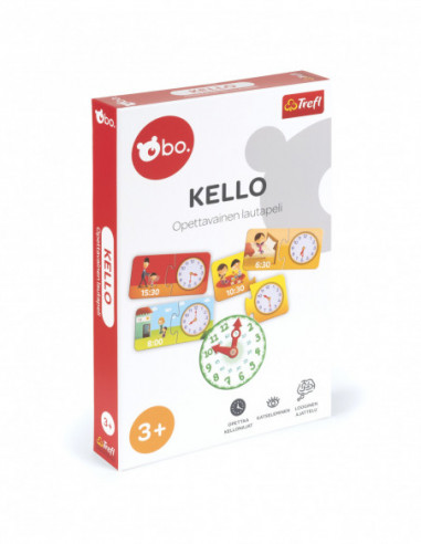 bo. Educational board game "Clock"...