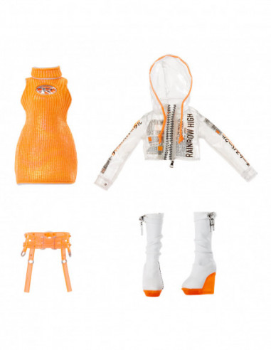 RAINBOW HIGH Fashion Nukk Neon Orange