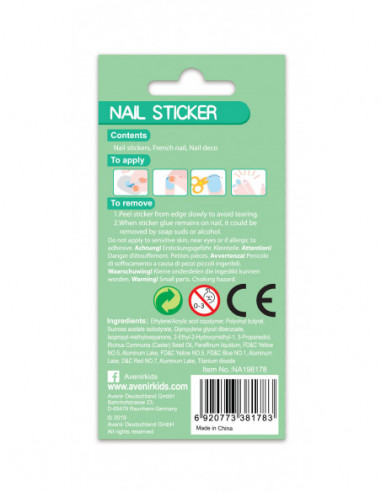 AVENIR Küünekleepsud: Loomad