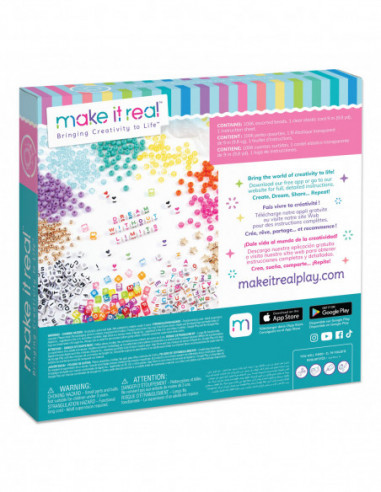 MAKE IT REAL Käevõrude komplekt Tähestik