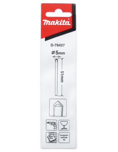 Makita plaadi ja klaasipuur 5x51mm,... Makita plaadi ja klaasipuur 5x51mm,...
