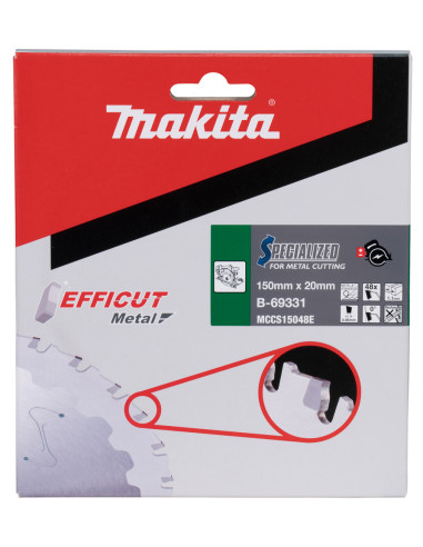 Makita T.C.T saeketas 150X1.1X20mm 0°... Makita T.C.T saeketas 150X1.1X20mm 0°...