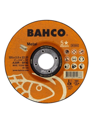Bahco 3911-125-T42-M